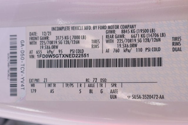 2022 Ford F-550SD XL