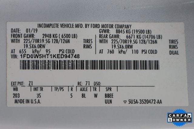 2019 Ford F-550SD XLT