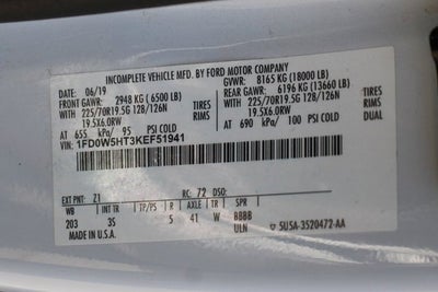 2019 Ford F-550SD XLT