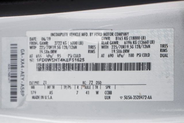 2019 Ford F-550SD XL