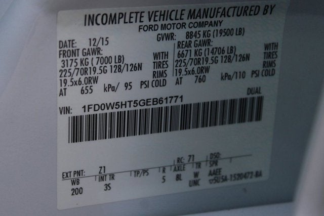 2016 Ford F-550SD XLT