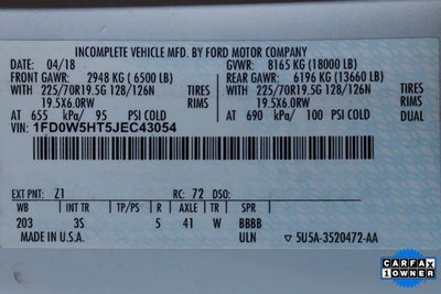 2018 Ford F-550SD XLT