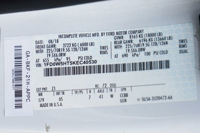 2019 Ford F-550SD XL