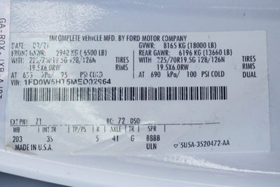 2021 Ford F-550SD XLT