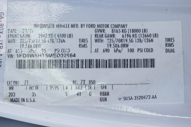 2021 Ford F-550SD XLT