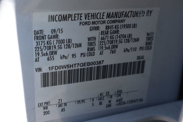 2016 Ford F-550SD XL