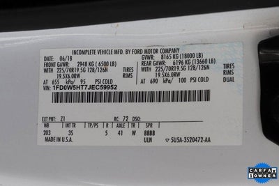 2018 Ford F-550SD XLT