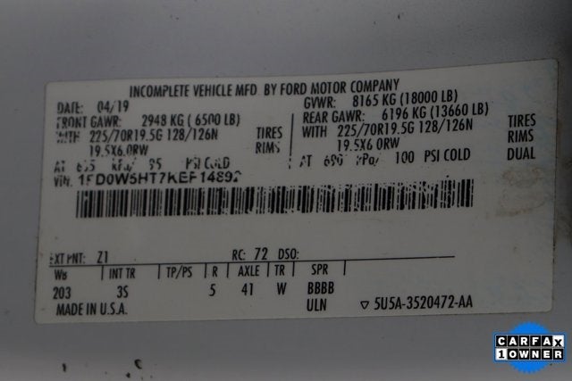 2019 Ford F-550SD XLT