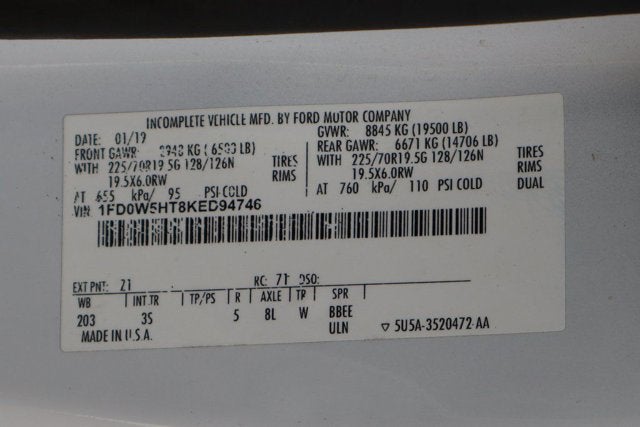 2019 Ford F-550SD XLT