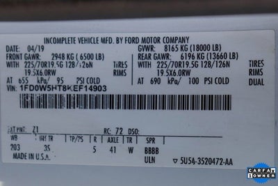 2019 Ford F-550SD XLT