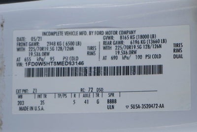 2021 Ford F-550SD XLT