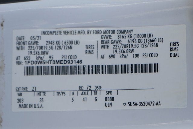 2021 Ford F-550SD XLT