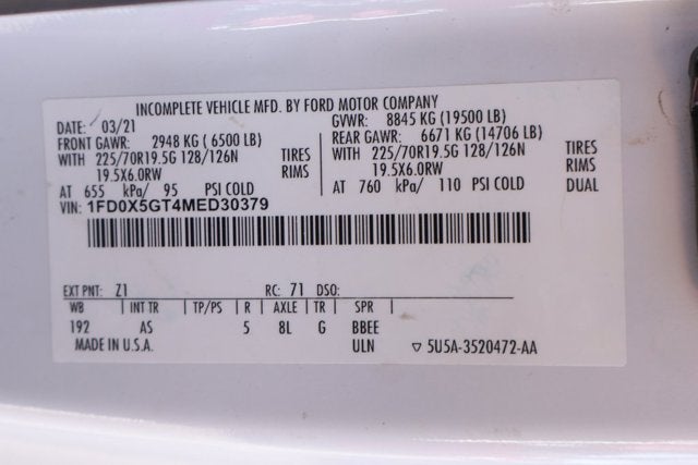 2021 Ford F-550SD XL