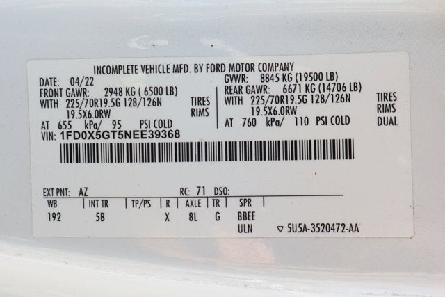 2022 Ford F-550SD Lariat