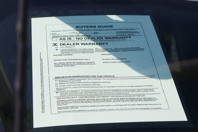 2022 Ford Super Duty F-250 SRW XL