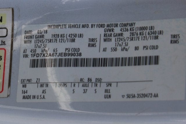 2018 Ford F-250SD XL