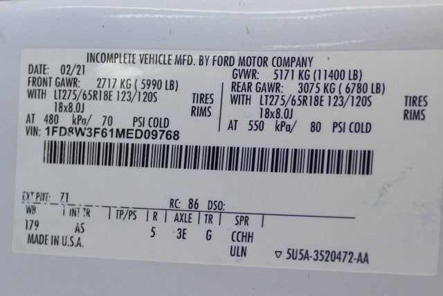 2021 Ford Super Duty F-350 SRW XL