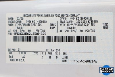 2020 Ford Super Duty F-350 SRW XL