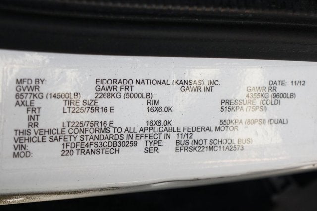 2012 Ford E-450SD Base