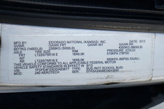 2013 Ford E-450SD Base