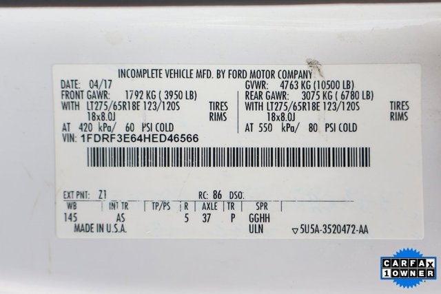 2017 Ford Super Duty F-350 SRW XL