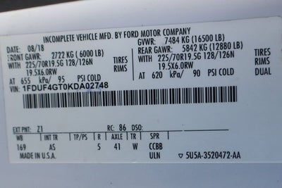 2019 Ford F-450SD XL