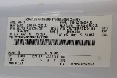 2019 Ford F-450SD XL