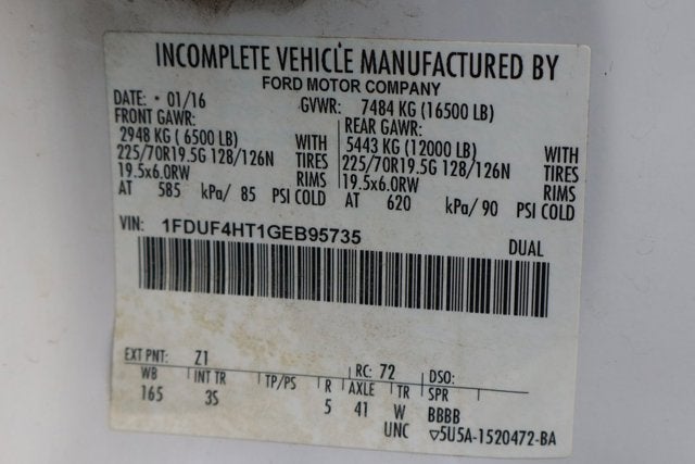 2016 Ford F-450SD XLT