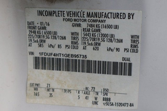 2016 Ford F-450SD XLT