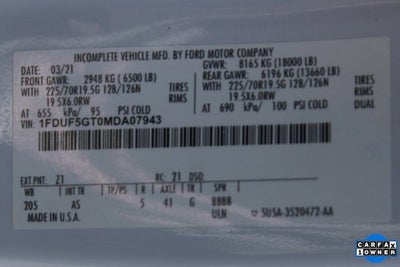 2021 Ford F-550SD XL