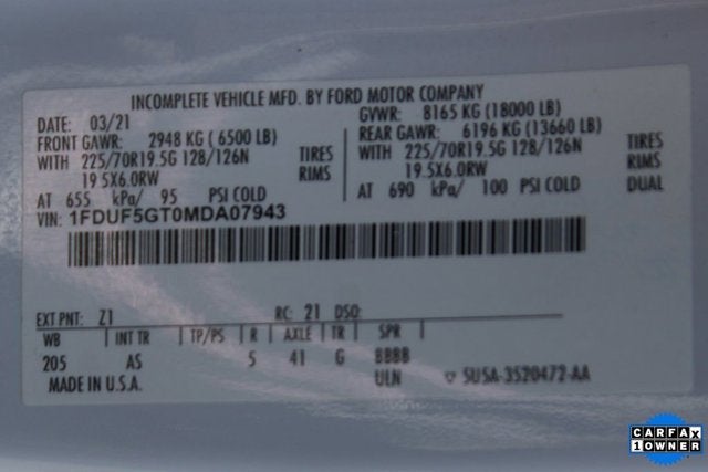 2021 Ford F-550SD XL