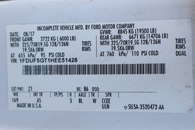 2017 Ford F-550SD XL