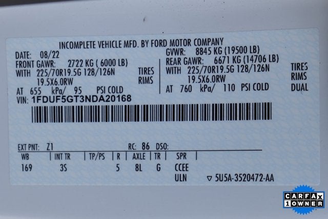 2022 Ford F-550SD XLT