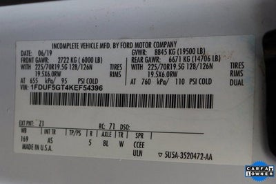 2019 Ford F-550SD XL