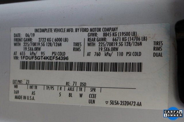 2019 Ford F-550SD XL