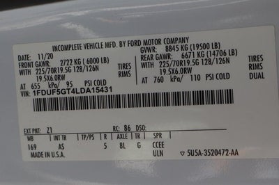 2020 Ford F-550SD XL