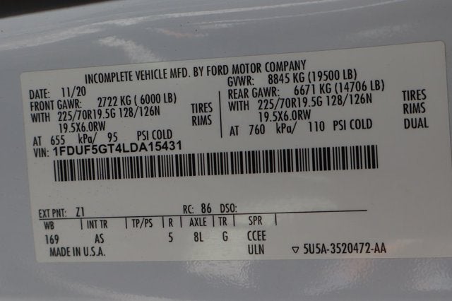 2020 Ford F-550SD XL