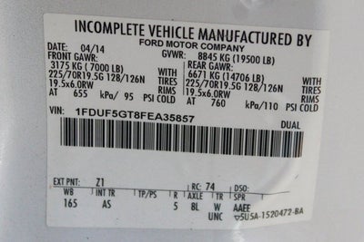 2015 Ford F-550SD XL