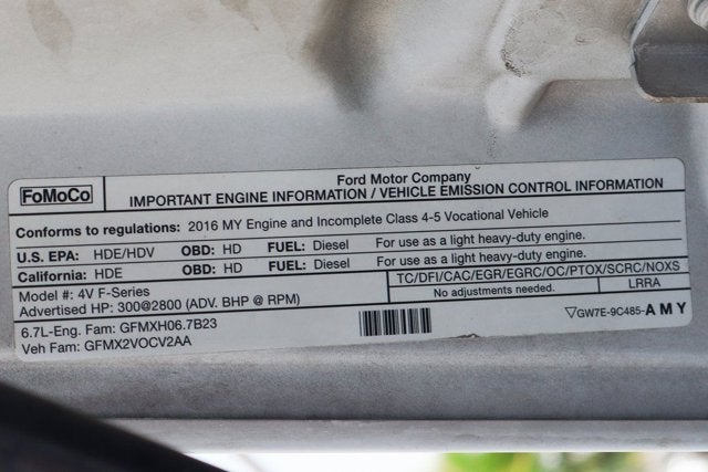 2016 Ford F-550SD XL