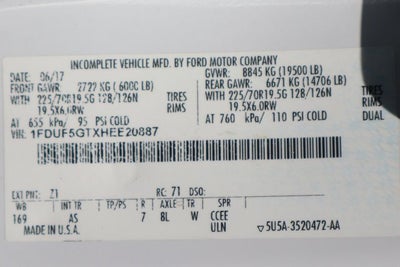 2017 Ford F-550SD XL