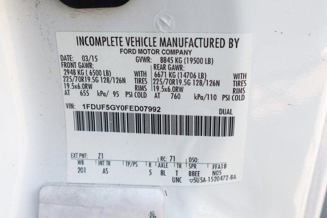 2015 Ford F-550SD XL