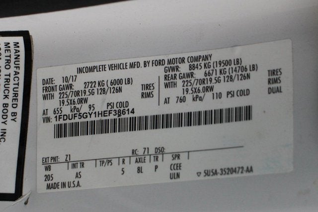 2017 Ford F-550SD XL