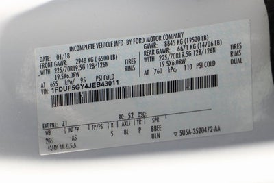 2018 Ford F-550SD XL