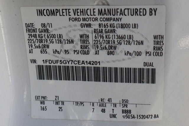 2012 Ford F-550SD XL