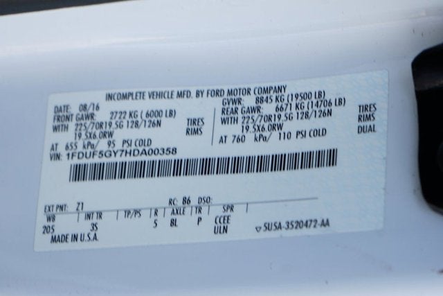 2017 Ford F-550SD XLT