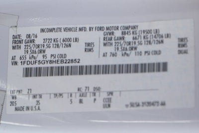 2017 Ford F-550SD XLT