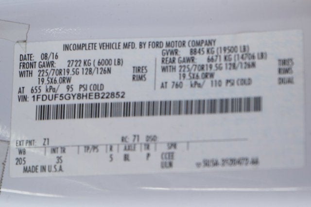 2017 Ford F-550SD XLT