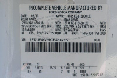 2012 Ford F-550SD XL