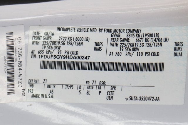 2017 Ford F-550SD XL