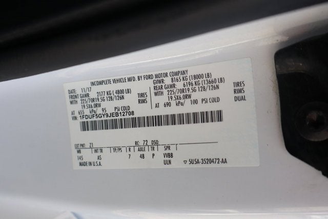 2018 Ford F-550SD XL